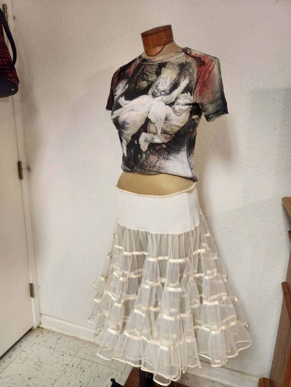 MALCO MODES Vtg Rockabilly Square Dance Petticoat